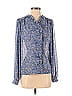 Meeting CiCi Blue Long Sleeve Blouse Size 11 - photo 1