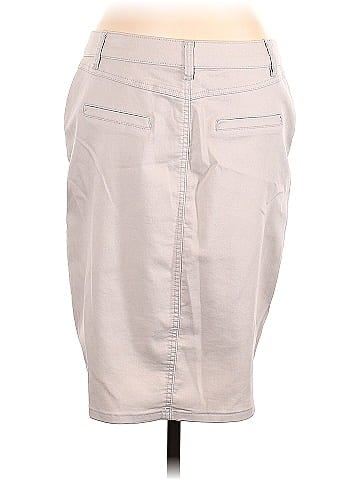 British Khaki Casual Skirt (view 2)