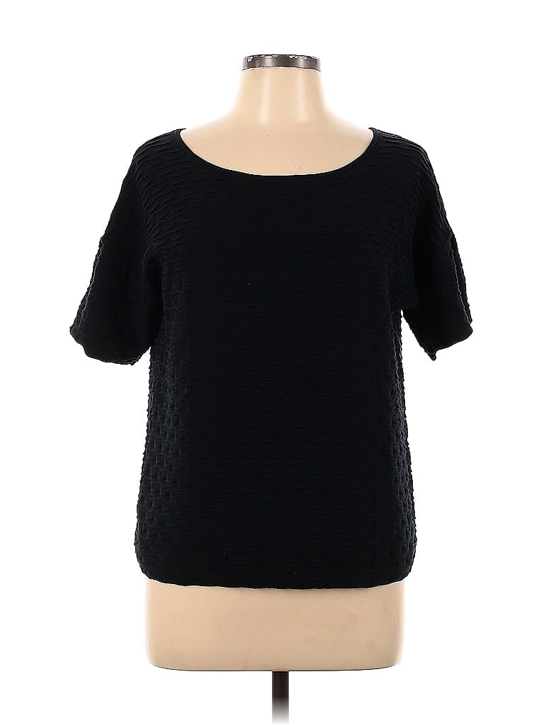 Pre-owned Club Monaco Cardigan Sweater In Black