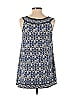Max Studio Blue Sleeveless Blouse Size XS - photo 2