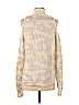 Zoë Jordan Camo Tan Metallic Camo Cold-Shoulder Sweater Size XS - photo 2
