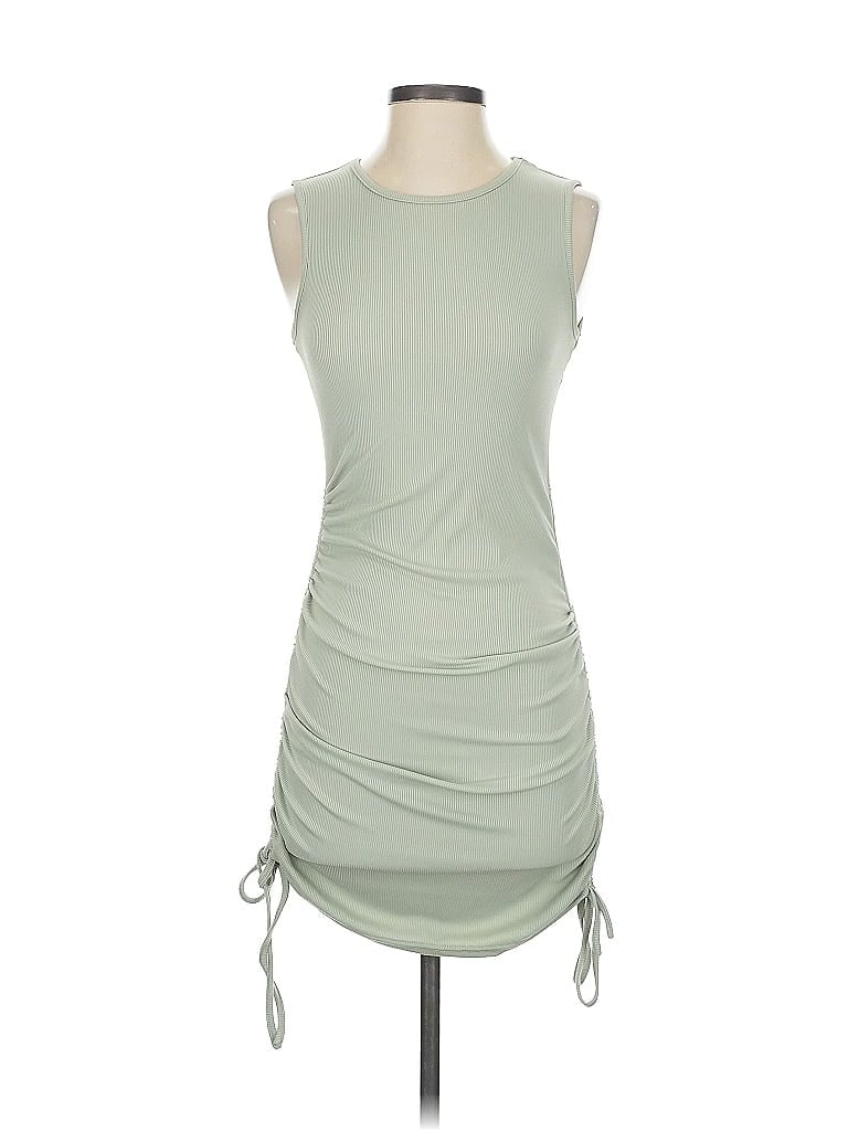 Pre-owned Shein Sleeveless Top Green Halter Neckline Tops