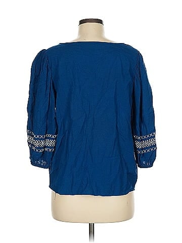 Elizabeth and James 3/4 Sleeve Blouse (view 2)