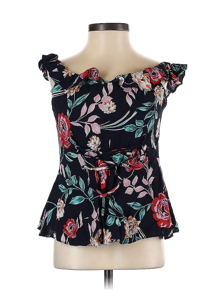 Pre-owned Lovers & Friends Sleeveless Blouse In Black