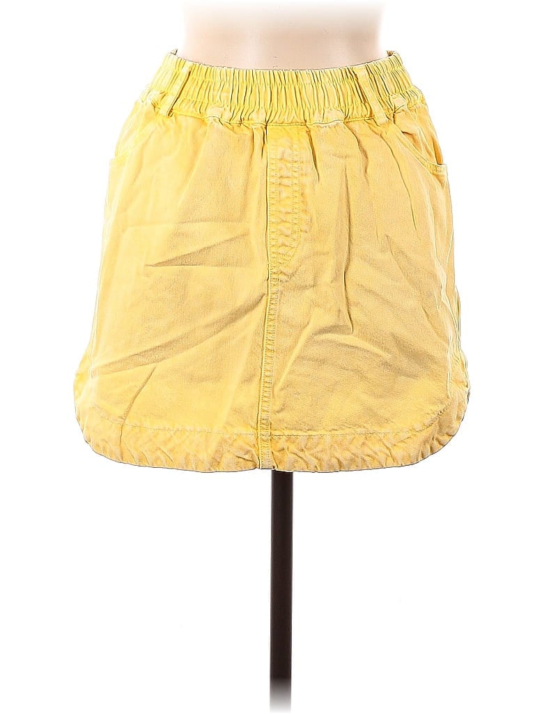Pre-owned Yfb Casual Skirt In Yellow