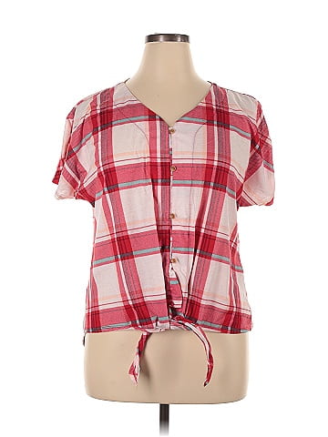New York Laundry Short Sleeve Blouse (view 1)