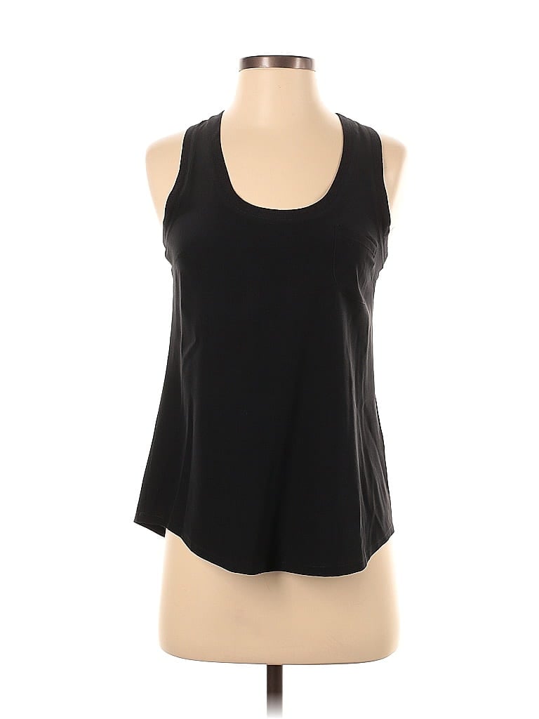 Click to view more detailed imagery on our partner's website Pre-owned Joie Sleeveless Top Black Halter Neckline Tops