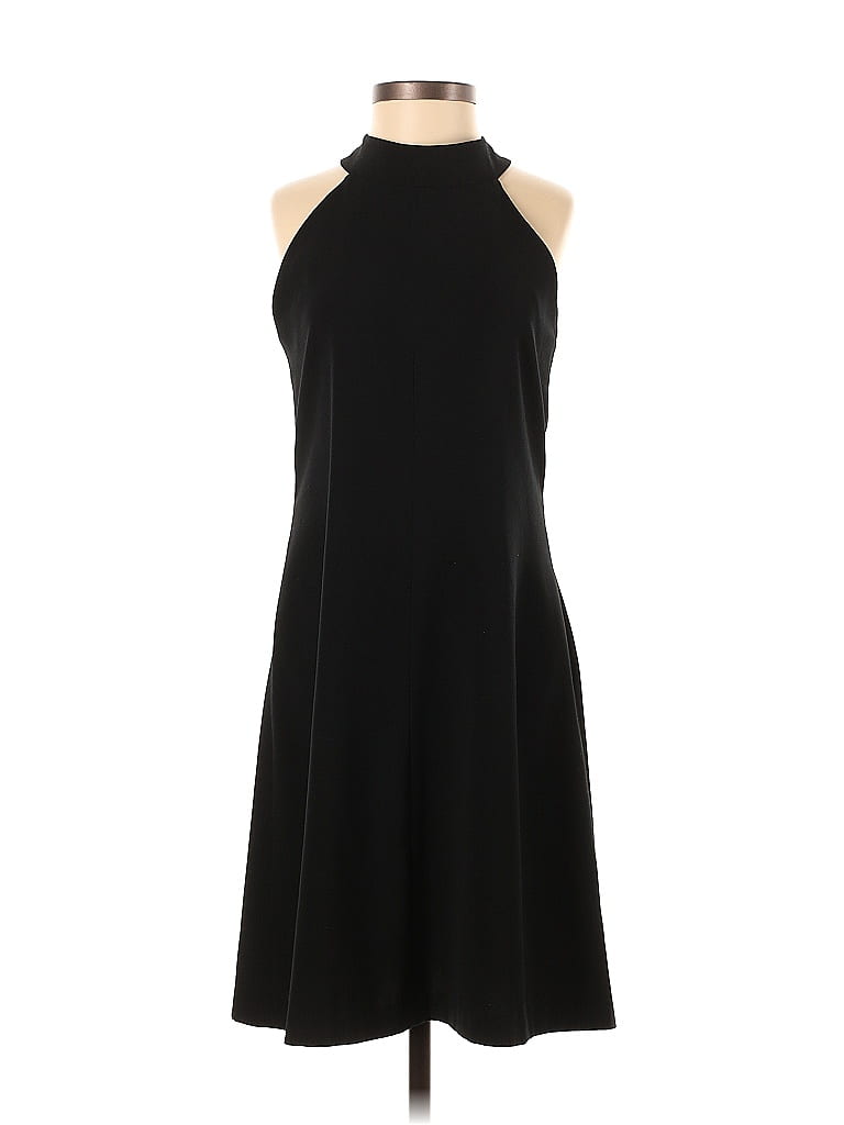 Robe Cocktail Noire Femme Evan-Picone - Taille 12 - Dos Nu - Extensible - Occasion Bon état