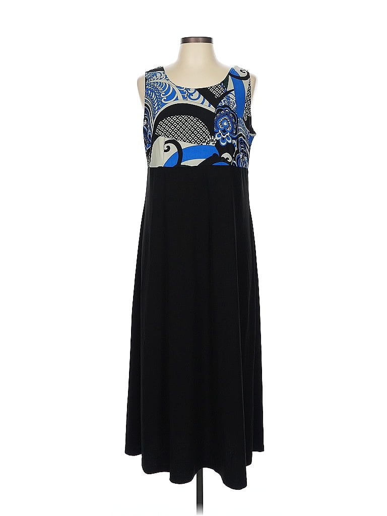 Robe Noire Karin Stevens – Taille 14 – Occasion Très Bon état