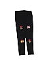 American Kids Hearts Black Leggings Size XL (big kids) - photo 1