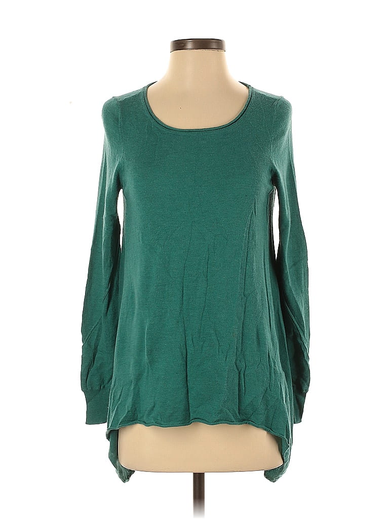 Pre-owned Joie Long Sleeve Top Blue Scoop Neck Tops