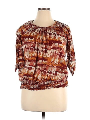 New York Laundry 3/4 Sleeve Blouse (view 1)