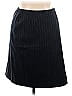 DKNY Stripes Black Wool Skirt Size 14 - photo 1