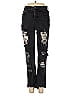 Mossimo Supply Co. Graphic Black Jeans Size 2 - photo 1