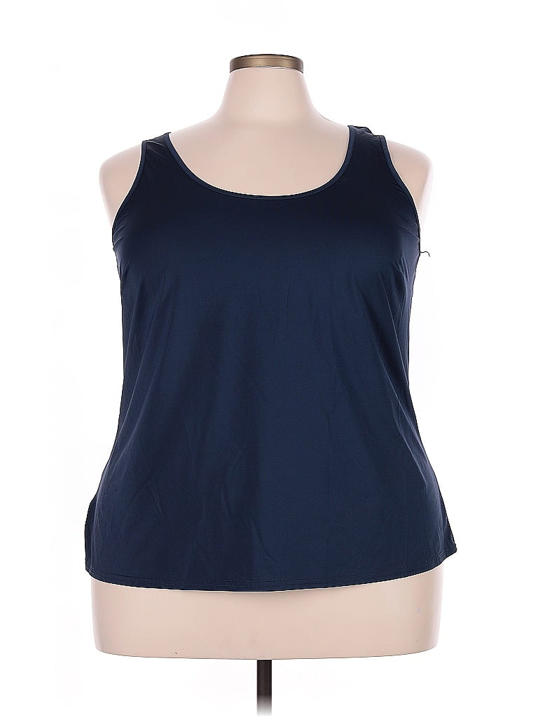 Pre-owned Assorted Brands Active Tank Top In Blue