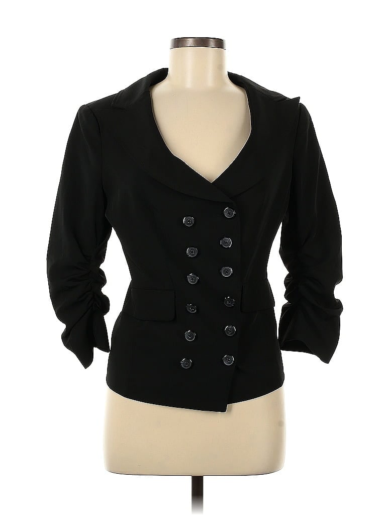 Pre-owned Laundry By Shelli Segal Blazer Jacket In Black
