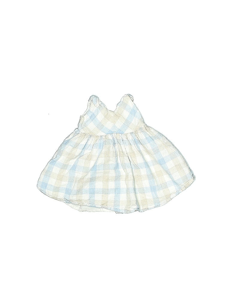 Hope & Henry Checkeredgingham Blue Dress Size 612 mo 51 off ThredUp