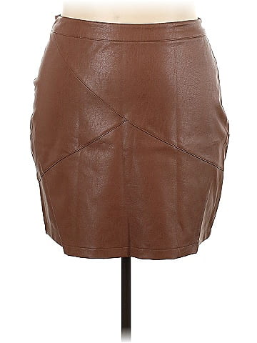 Zeagoo Faux Leather Skirt (view 1)