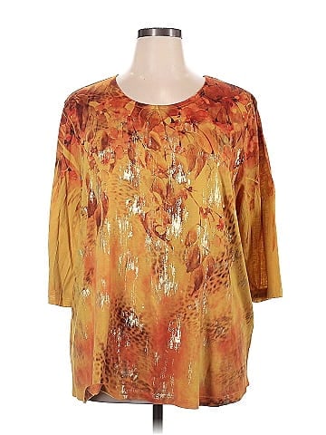 Liz & Me 3/4 Sleeve Blouse (view 1)