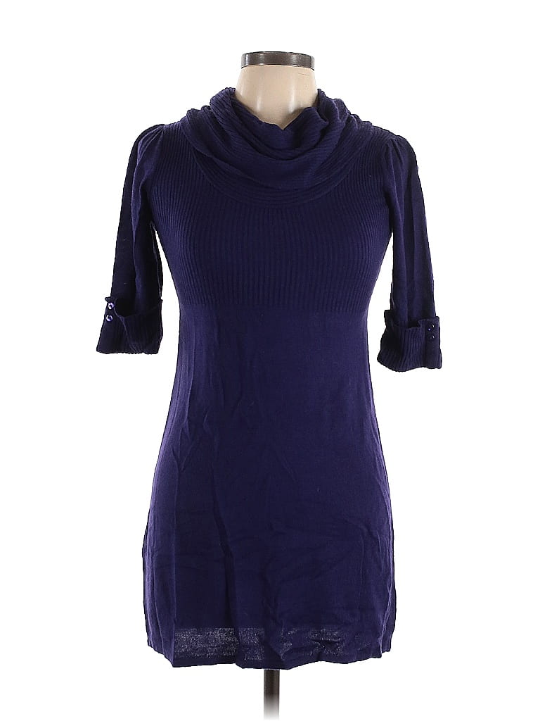 Takeout 100% Acrylic Blue Casual Dress Size L - photo 1