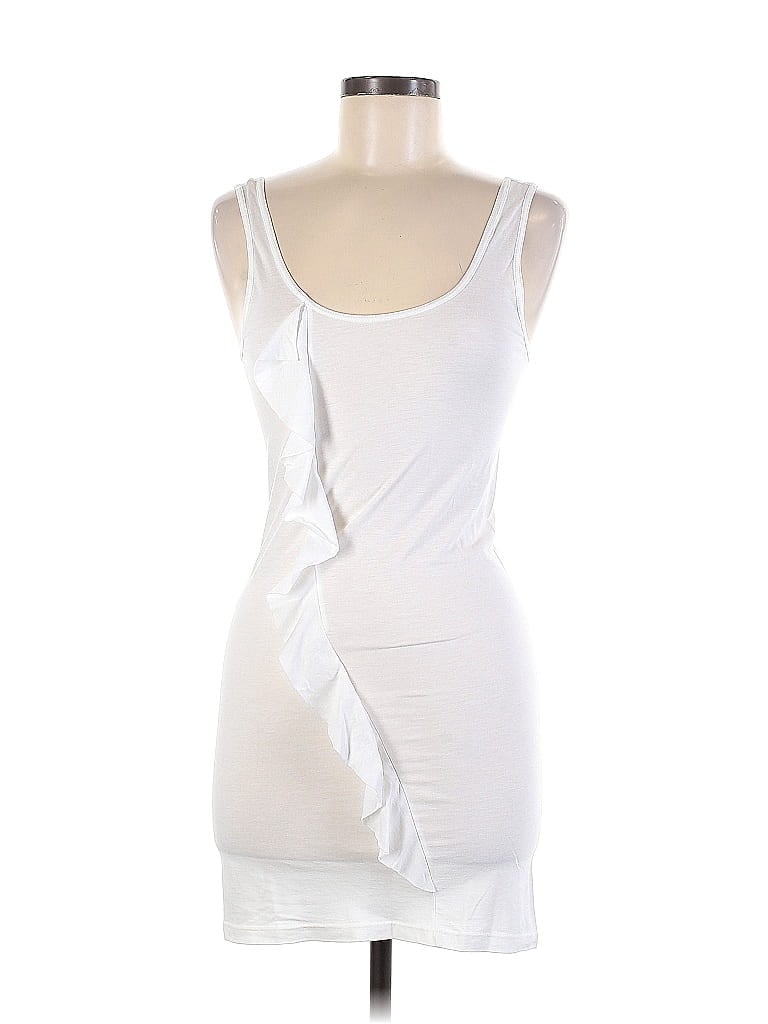 Pre-owned Elaine Kim Cocktail Dress In White