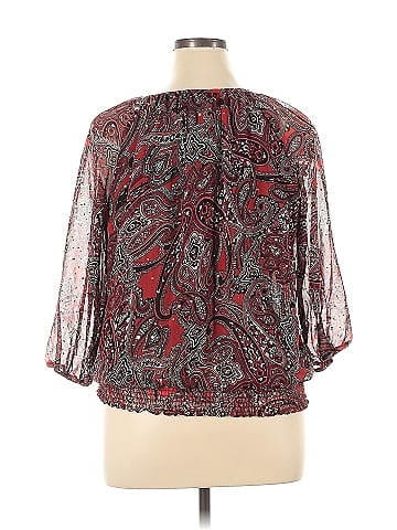 Cathy Daniels 3/4 Sleeve Blouse (view 2)