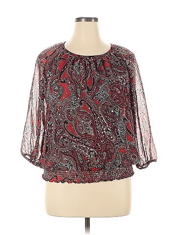 Cathy Daniels 3/4 Sleeve Blouse (view 1)