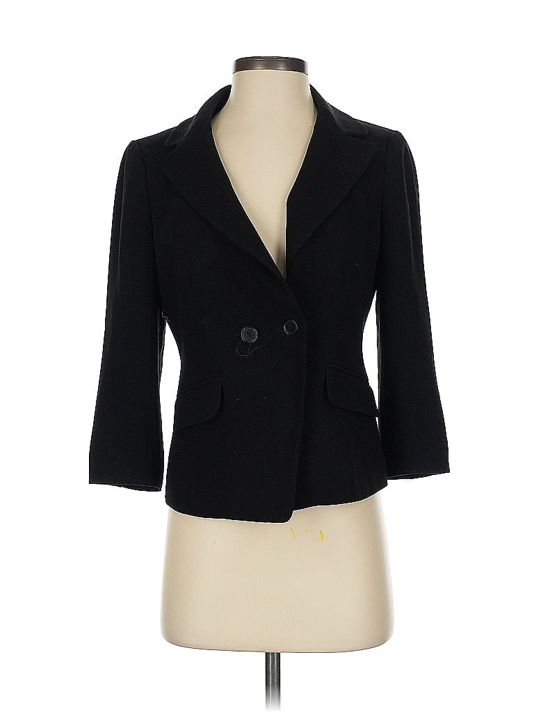 Pre-owned Ann Taylor Blazer Jacket In Black