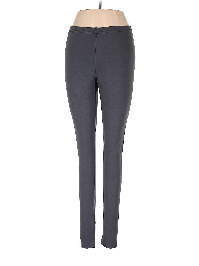 Newport News Solid Gray Active Pants Size L - photo 1