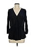 Halogen Black Long Sleeve Top Size M - photo 1