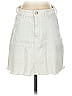 WARP + WEFT Solid White Denim Skirt Size 27 waist - photo 1