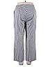 St. John Stripes Gray Casual Pants Size 14 - photo 2