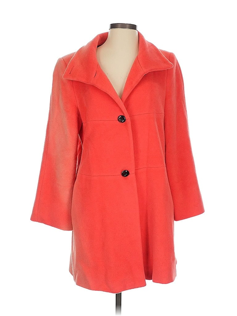 Armani Collezioni Orange Coat Size 2 - photo 1