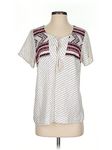 Skies Are Blue Short Sleeve Blouse (view 1)