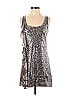 Guess Animal Print Silver Cocktail Dress Size 5 - photo 1
