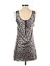 Guess Animal Print Silver Cocktail Dress Size 5 - photo 2