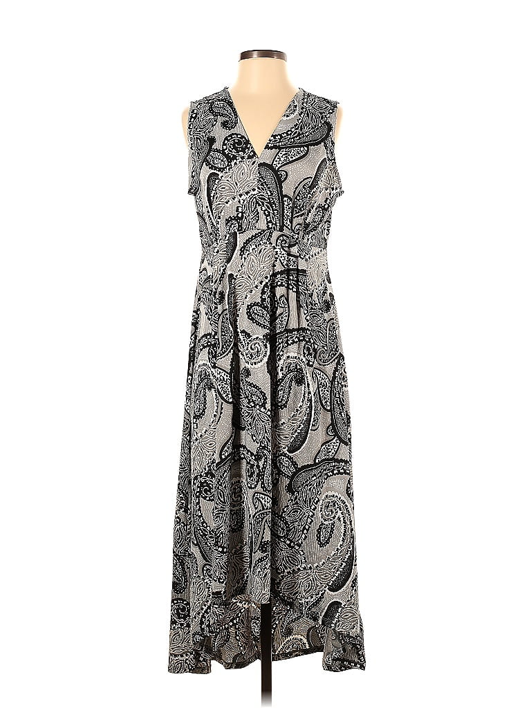 Ruby Rd Dresses Ruby Rd. Paisley Gray Casual Dress Size S - 68% off | ThredUp