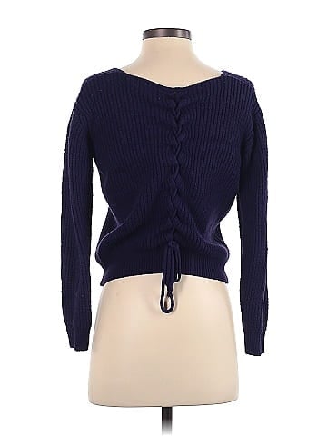 Woven Heart Pullover Sweater (view 2)