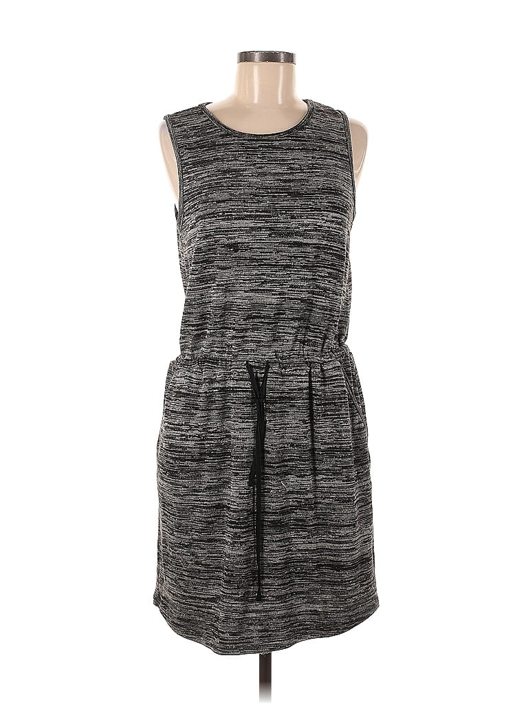 Pre-owned Ann Taylor Loft Outlet Casual Dress In Gray