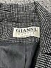 Gianni Houndstooth Gray Blazer Size 6 - photo 3