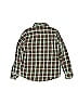 Burton 100% Cotton Plaid Green Long Sleeve Button-Down Shirt Size 8 (big kids) - photo 2