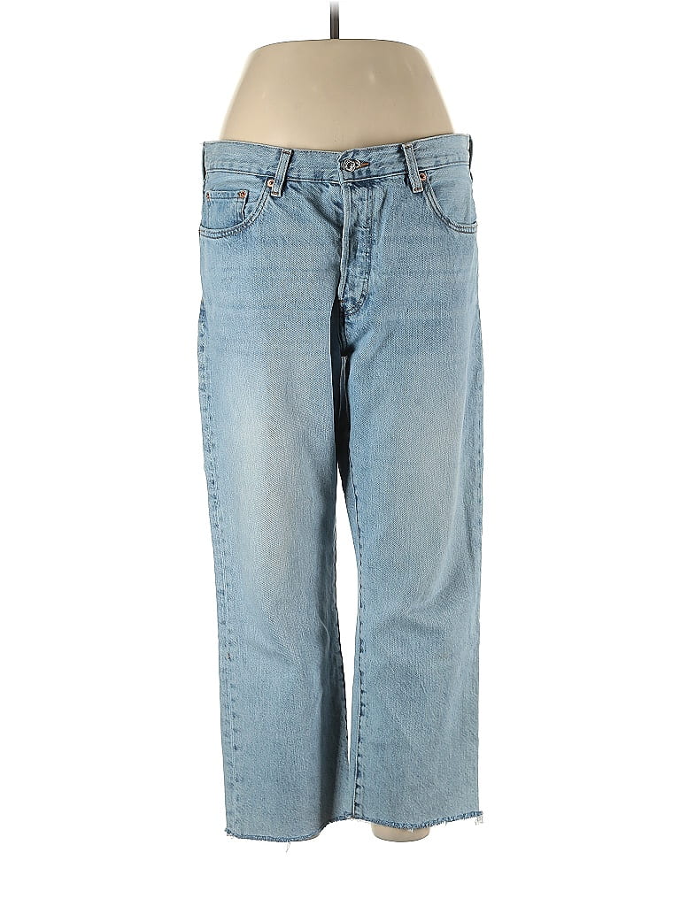 MNG Hearts Blue Jeans Size 12 46 off ThredUp