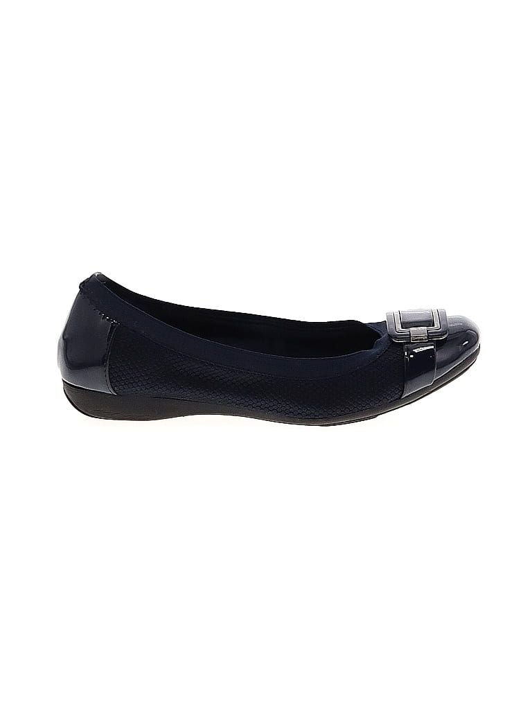 anne klein navy blue flats