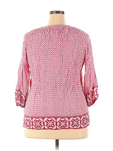 Ava Christine 3/4 Sleeve Blouse (view 2)