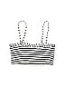 TWIIN Stripes Ivory Yellow Swimsuit Top Size M - photo 1