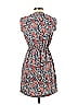 Ann Taylor LOFT 100% Polyester Paisley Gray Casual Dress Size XS (petite) - photo 2