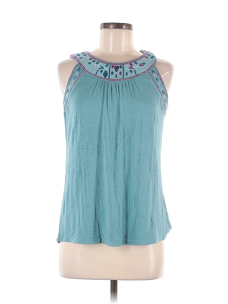 Fossil Teal Sleeveless Blouse Size M - photo 1