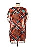 CAbi 100% Polyester Brown Short Sleeve Blouse Size XS - photo 2