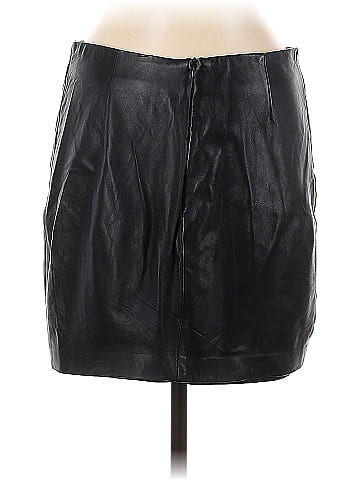 Kelly Bergin Faux Leather Skirt (view 2)