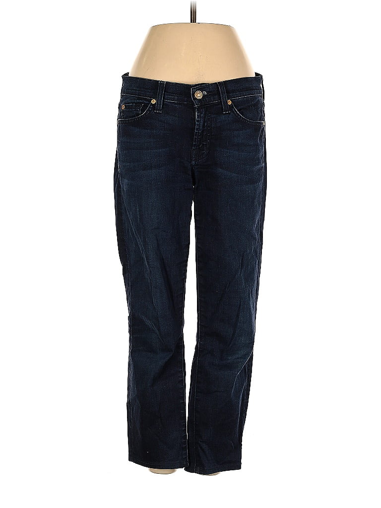 Pre-owned 7 For All Mankind Jeans In Blue